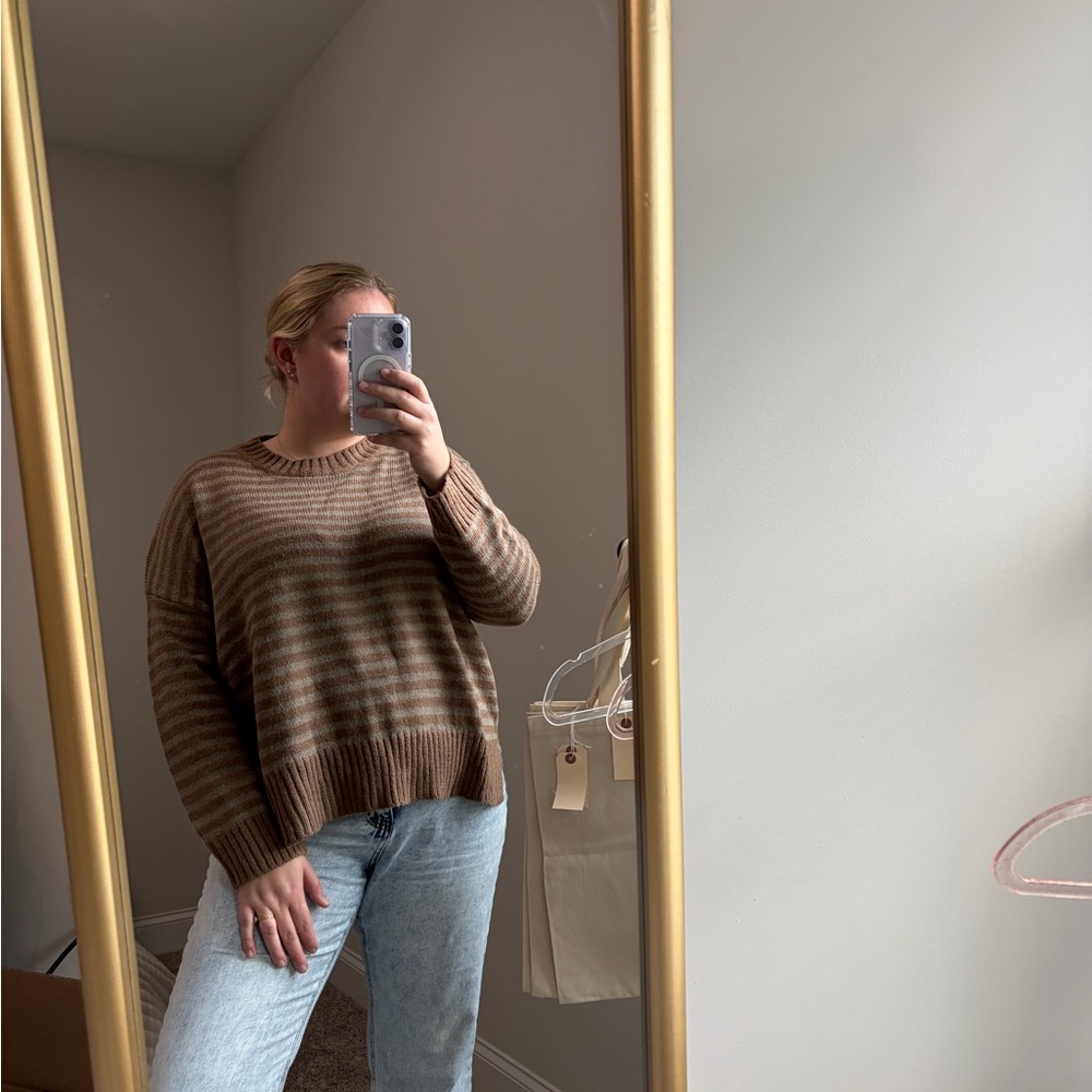 Striped Brown Sweater